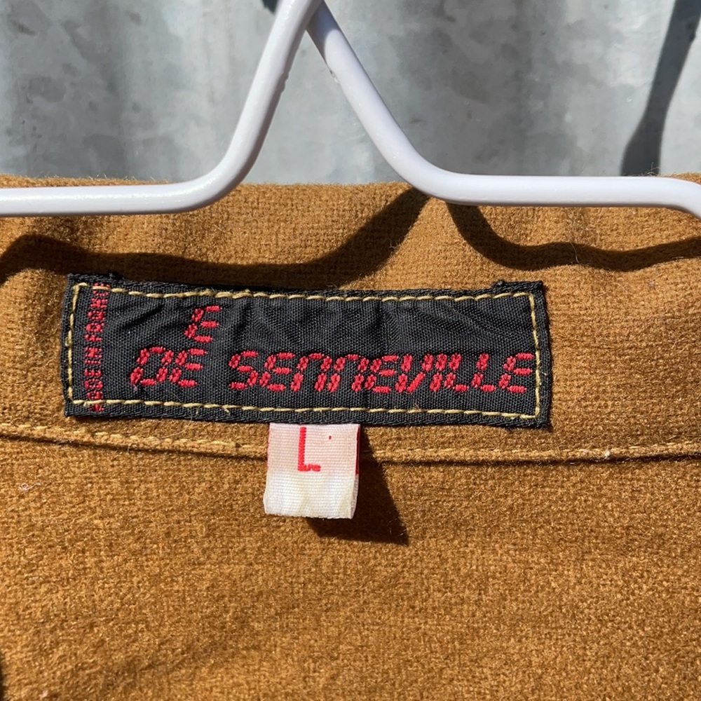 Vintage 90's E De Senneville Wool Snap Jacket - Picture 2 of 4
